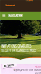 Mobile Screenshot of golf-tarbes.fr