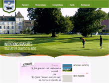 Tablet Screenshot of golf-tarbes.fr